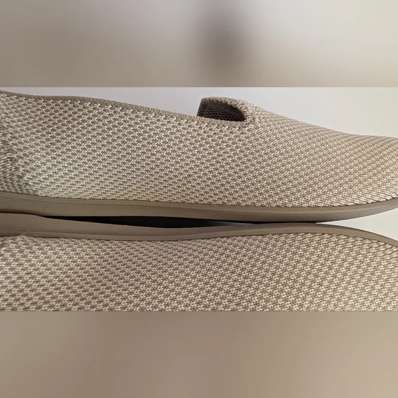 Rothy's Women's Cream Linen Flat The Loafer Shoes Size 10 - Picture 5 of 9